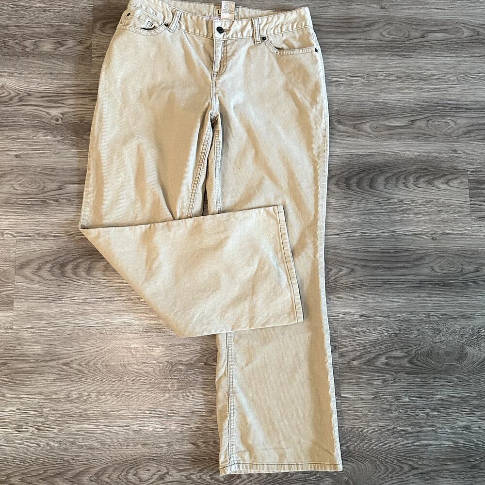 LL Bean Women’s Corduroy Pants Favorite Fit Straight Leg Size 8 Regular